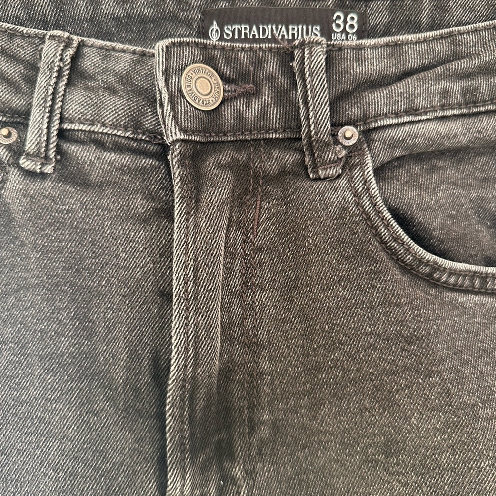 Stradivarius Gray Skinny Jeans for Women